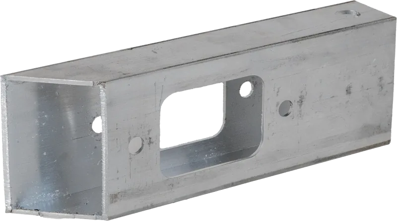 Laser-cut metal tube part